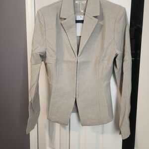 Chic Light Gray Women's Blazer